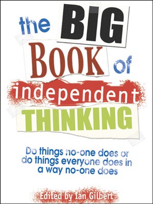 cover image of The Big Book of Independent Thinking